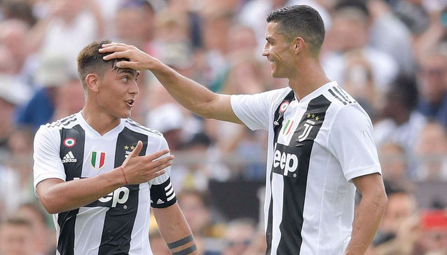 Dybala và Ronaldo đang rất ăn ý ở Juve.