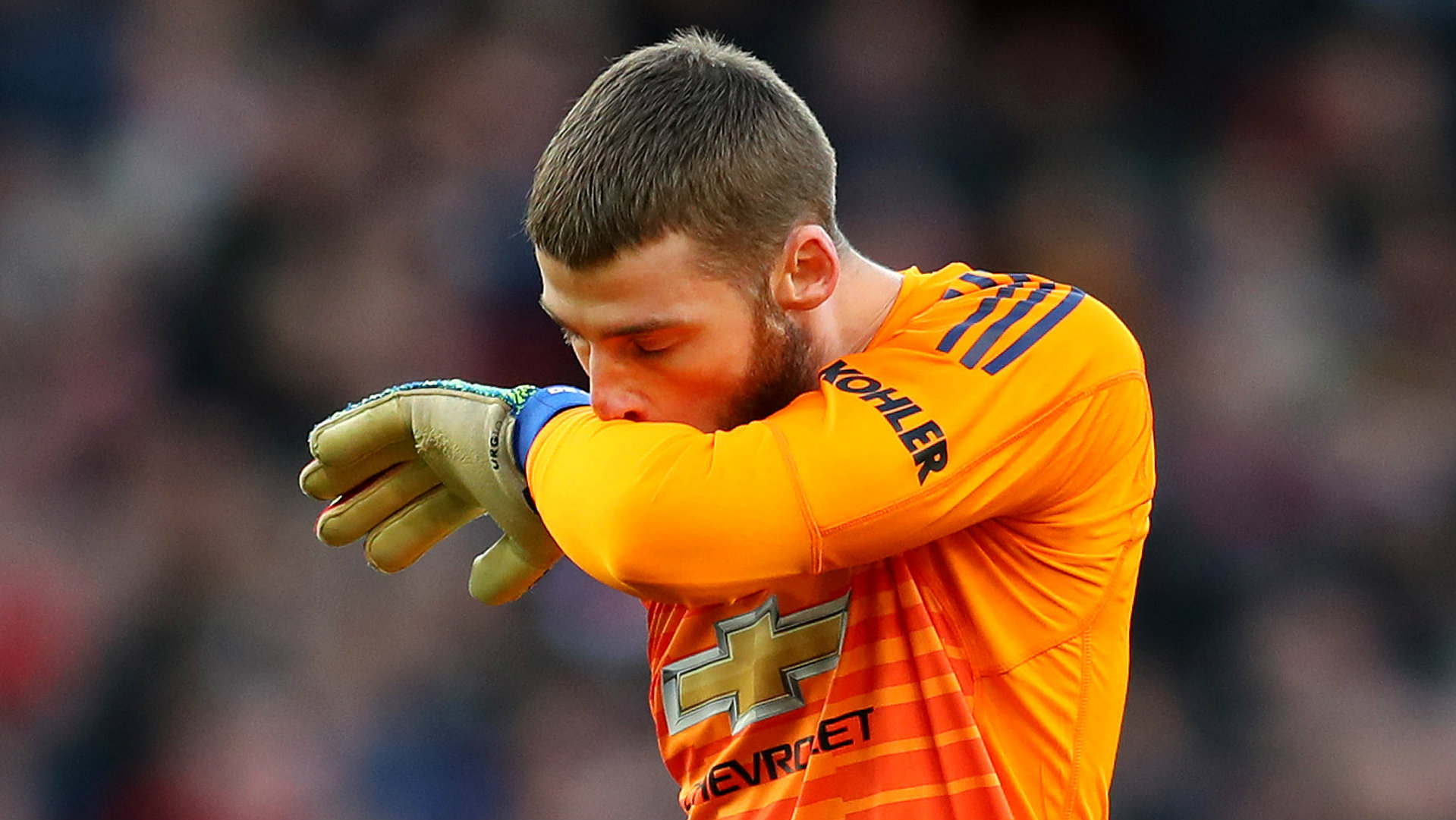 De Gea mắc lỗi hoàn toàn trong bàn thua đầu tiên.