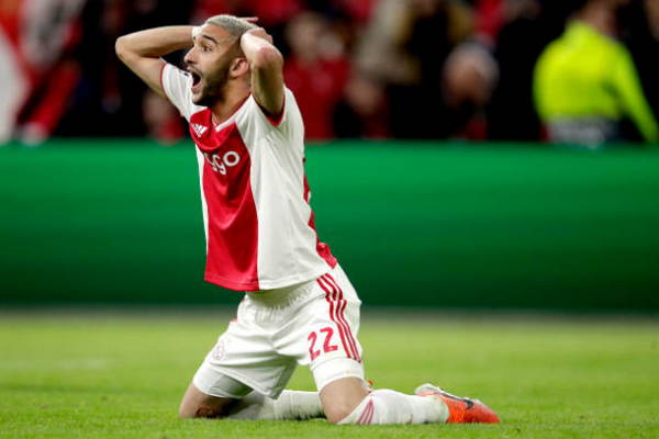 Sự tiếc nuối của Ziyech.