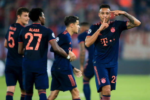 Phút 75, Corentin Tolisso nâng tỉ số lên 3-1 cho Bayern.