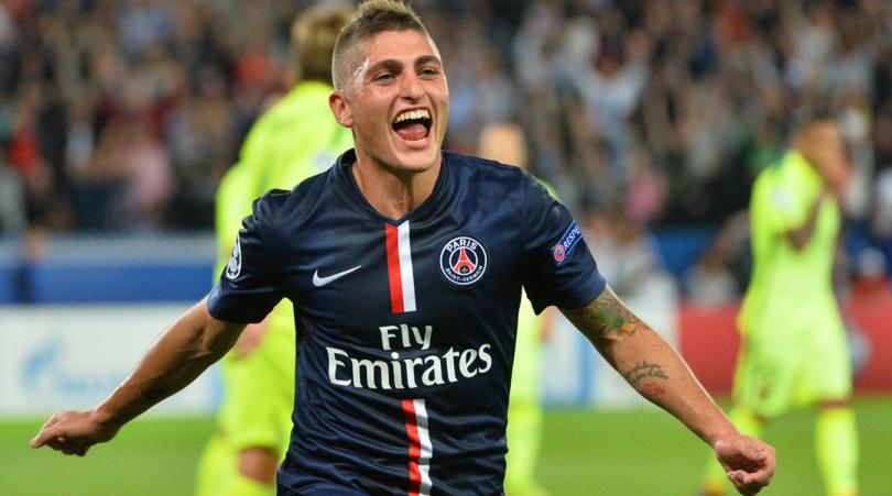 Verratti là tiền vệ hàng đầu.