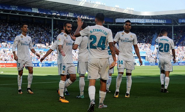Ceballos tiếp tục ghi bàn, ấn định chiến thắng 2-1.