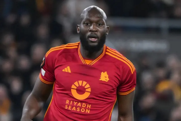 Lukaku trong màu áo AS Roma.