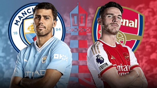 Rodri và Declan Rice sẽ có màn đối đầu nảy lửa vào ngày Chủ nhật.