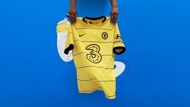 Năm nay, Chelsea và Nike quyết định sử dụng màu vàng cho mẫu áo sân khách mùa tới.