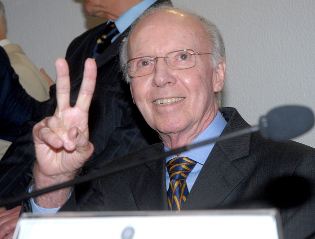 HLV Mario Zagallo, người dẫn dắt đội tuyển Brazil ở VCK World Cup 98.