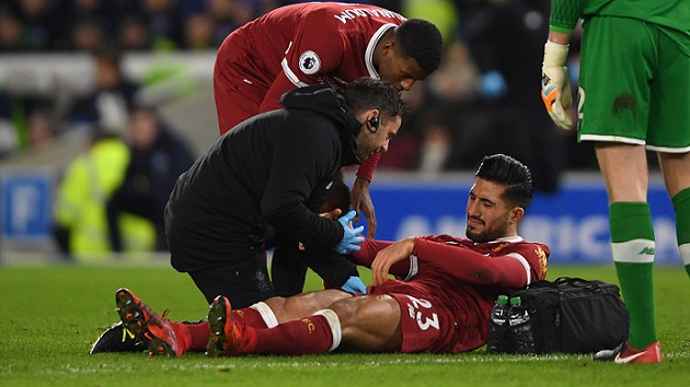 Chấn thương của Emre Can có chiều hướng xấu đi.