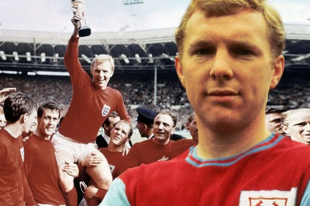 4. Bobby Moore (Anh). Moore là đội trưởng Tam Sư vô địch World Cup 1966. Huyền thoại người Anh dẫn dắt West Ham vô địch FA Cup 1963/1964 và UEFA Cup Winners' Cup 1964/1965.