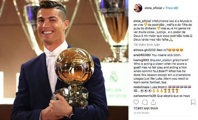 Ảnh bài viết Người nhà Ronaldo ám chỉ "thế lực ngầm" khiến anh mất QBV