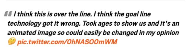 Tôi nghĩ nó đã đi qua vạch vôi. Tôi nghĩ công nghệ GL sai lầm mất rồi...