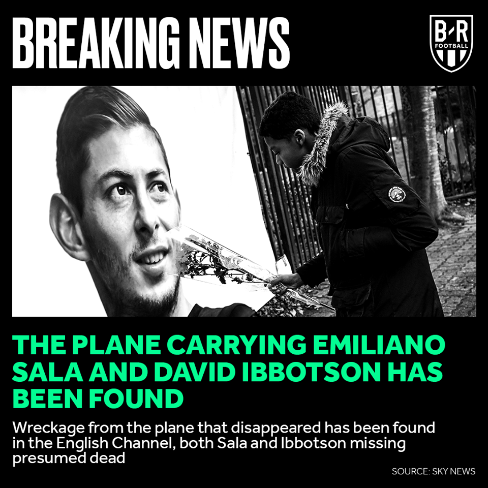Thông báo của BR Football được trích dẫn từ Sky News.