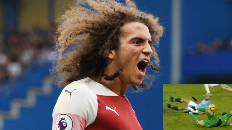 Guendouzi rất tức giận vì bàn thua oan.