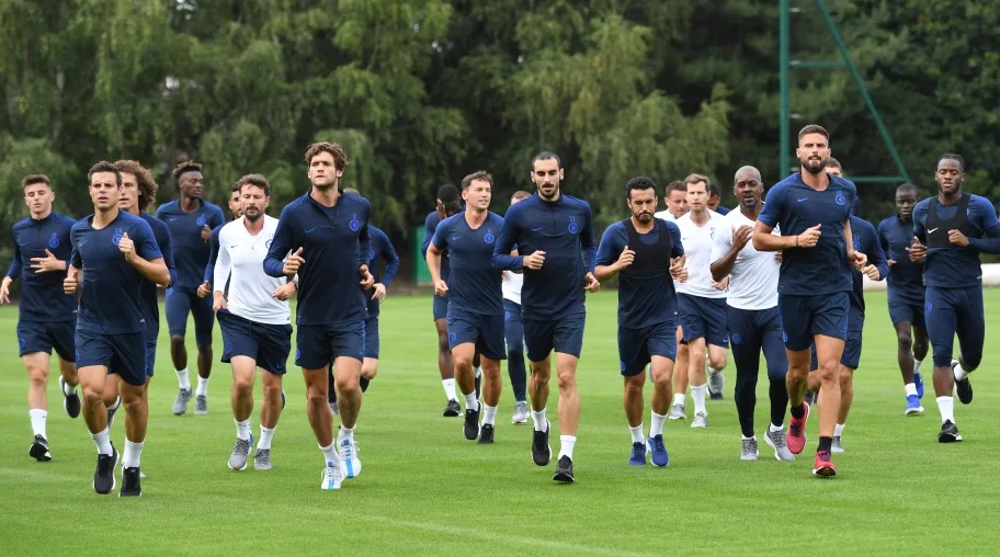 Ảnh bài viết Chùm ảnh: Lampard lần đầu chỉ đạo cầu thủ Chelsea tập luyện ở Cobham