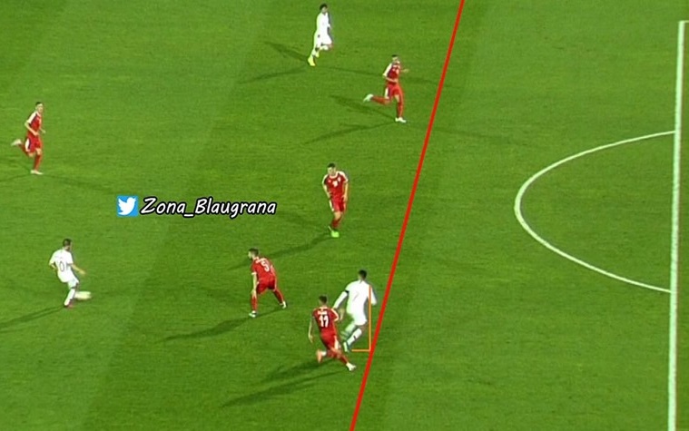 Ảnh bài viết Ronaldo đã việt vị trước khi ghi bàn vào lưới Serbia