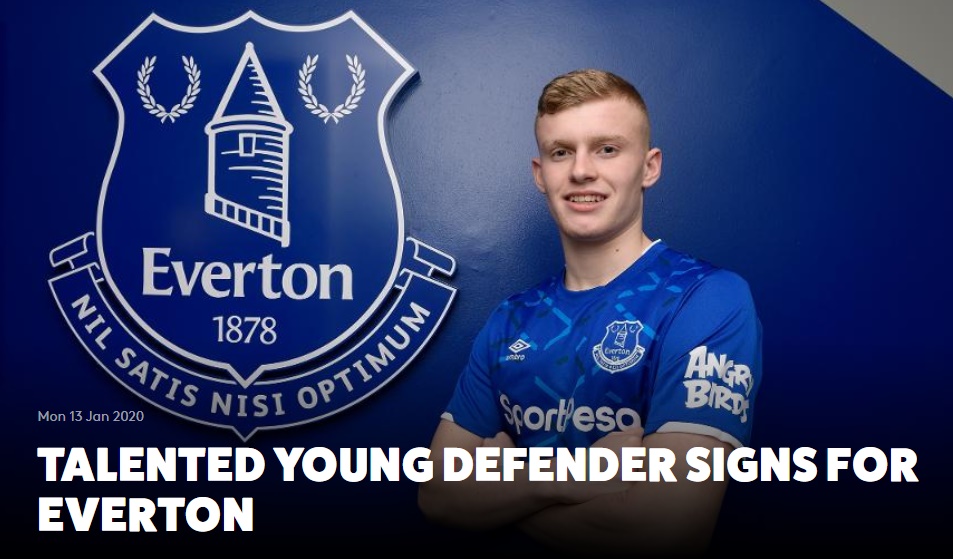 Everton chiêu mộ Jarrad Branthwaite.