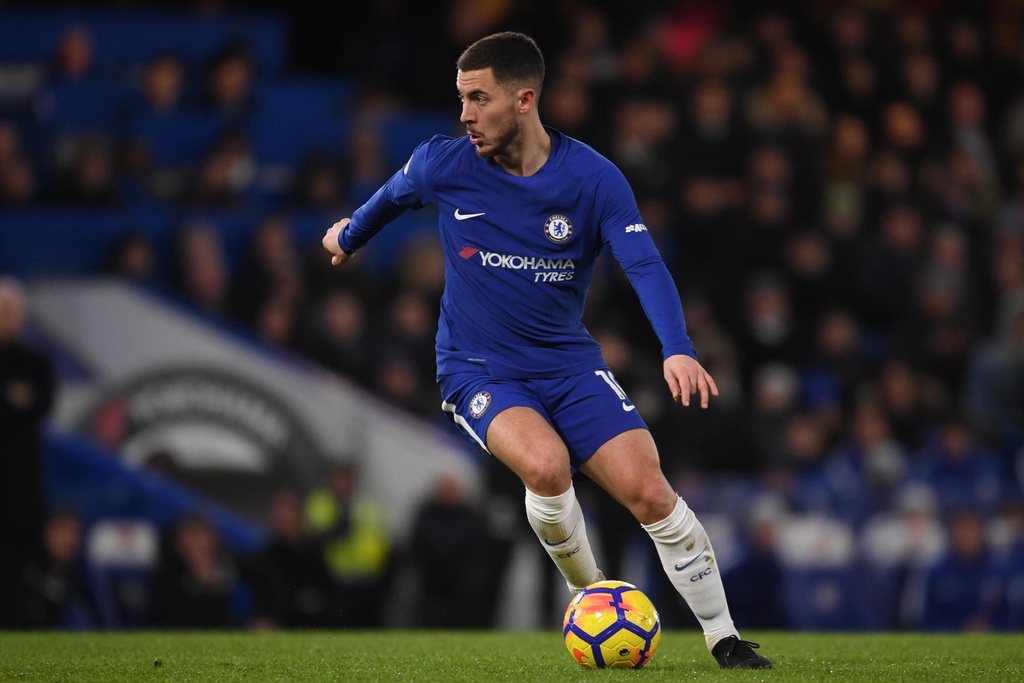 Hazard là ngôi sao xuất sắc hàng đầu Premier League thời còn khoác áo Chelsea.