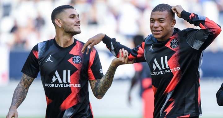 Về thứ 2 trong danh sách này là bộ ba của PSG, Kylian Mbappe, Icardi và Neymar với 43 bàn thắng tới thời điểm hiện tại.