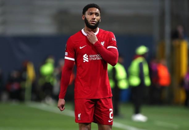 Ảnh bài viết Tin chuyển nhượng Liverpool tối 4/8: Gomez gặp khó; Quyết định với Carvalho