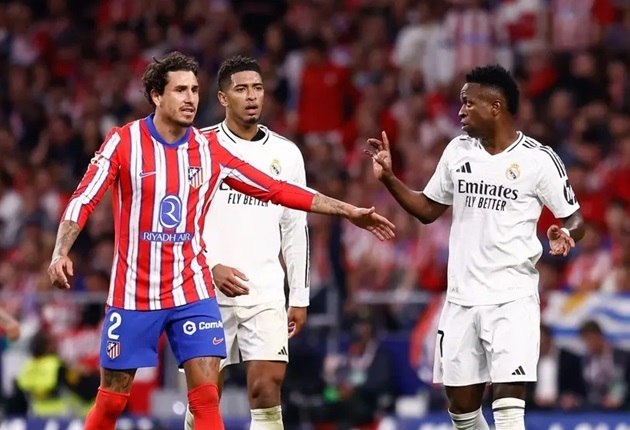 Ảnh bài viết Sao Atletico Madrid bất ngờ lên tiếng bảo vệ Vinicius