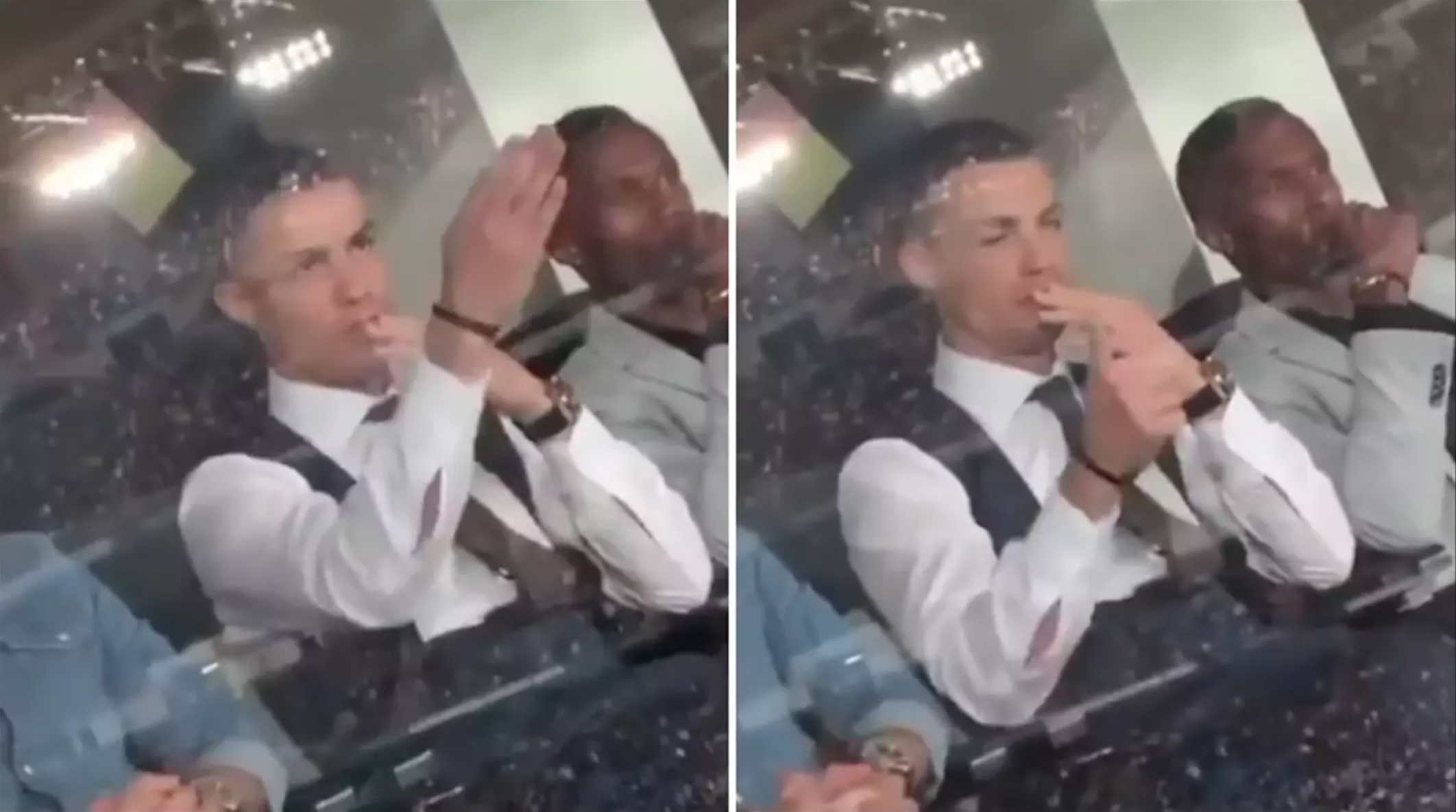 Ronaldo yêu cầu CĐV tập trung vào trận đấu.