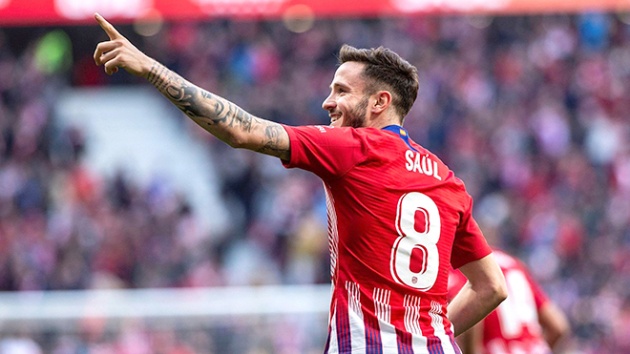 5. Saul Niguez: Được nhiều đội bóng lớn tại xứ sở sương mù theo đuổi, Saul Niguez đồng thời là ngôi sao quan trọng bậc nhất khu trung tuyến nửa đỏ trắng thành Madrid.