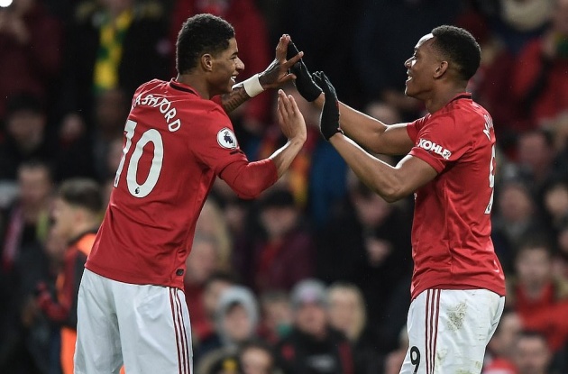 Nhiệm vụ ghi bàn chính đè nặng lên vai Marcus Rashford hay Anthony Martial, nay đã có sự cạnh tranh và chia sẻ từ các sao trẻ khác trong đội hình.