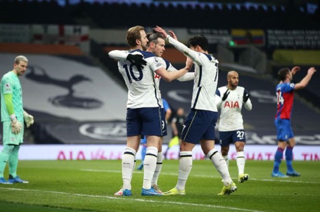 Tam tấu tấn công Harry Kane, Gareth Bale và Son Heung-min đang có phong độ cao.