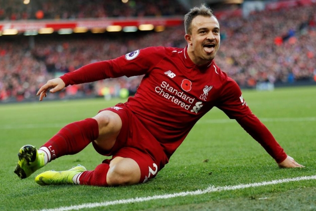 Xherdan Shaqiri nằm trong danh sách thanh trừng của Liverpool.