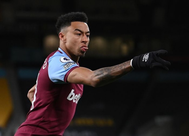 Lingard đang tỏa sáng ở West Ham.