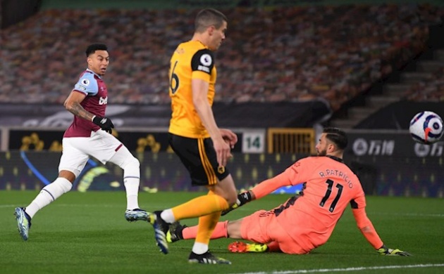 Lingard đang chơi rất hay trong màu áo West Ham.