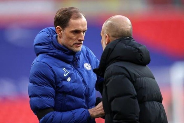 Thêm một lần Thomas Tuchel chạm trán Pep Guardiola mùa này, đây là lần thứ 3 cả hai gặp nhau trong năm 2021.