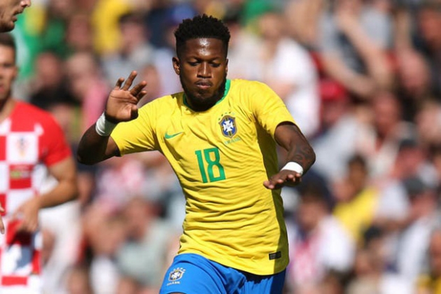 Fred bước vào chung kết Copa America với Brazil.