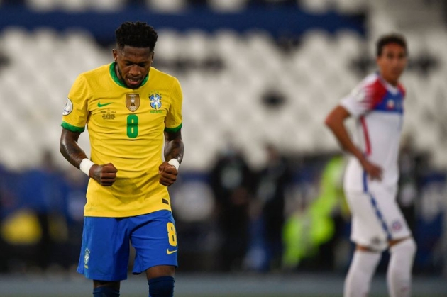 Fred đang có phong độ tốt ở tuyển Brazil.