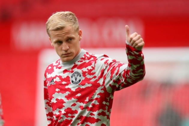 Ảnh bài viết Van de Beek thể hiện mục đích rõ ràng khi đổi người đại diện