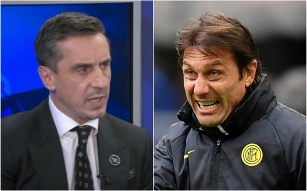 Neville không cho rằng Man Utd sẽ mang về Conte.