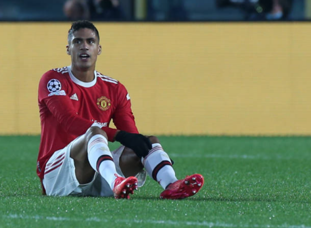 Chấn thương bất ngờ của Varane.