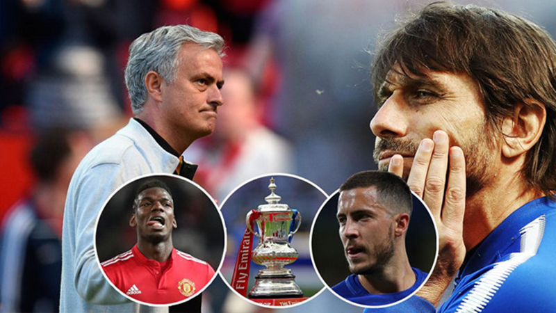 MU và Chelsea ráo riết chuẩn bị cho trận chung kết FA Cup. Ảnh: Mirror.