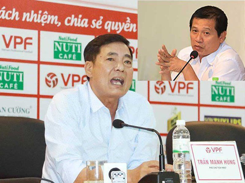 Cuộc đấu khẩu giữa PCT VPF và phó ban trọng tài Dương Văn Hiền khiến nhiều người sốc nặng.