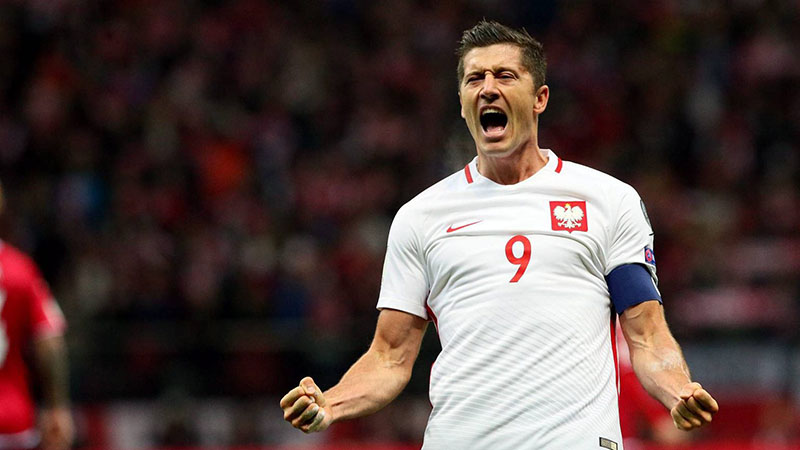 Robert Lewandowski là một trung phong cổ điển hiếm hoi tại World Cup 2018.