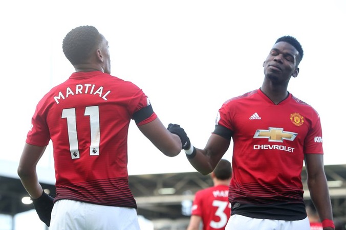 Martial thay thế hoàn hảo Rashford khi trở thành sự kết hợp hoàn hảo với người đồng hương Pogba trên hàng công.