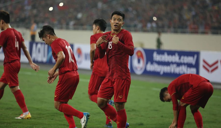 Hà Đức Chinh đã phần nào lấy lại phong độ săn bàn ở vòng loại U23 Châu Á 2020.