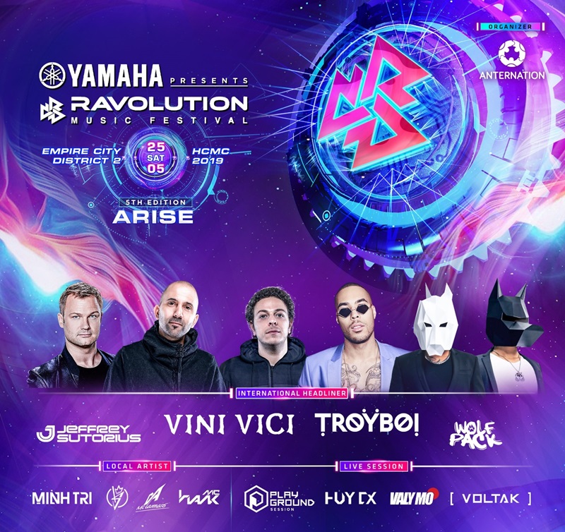 Dàn line-up trong mơ của Yamaha Ravolution Music Festival.