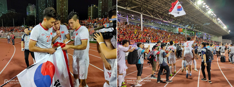 Người dân Hàn Quốc hẳn sẽ vui lây khi nhìn hình ảnh các tuyển thủ U22 Việt Nam bày tỏ hình ảnh đẹp đến quê hương của thầy Park. Thầy yêu Việt Nam, trò yêu Hàn Quốc.