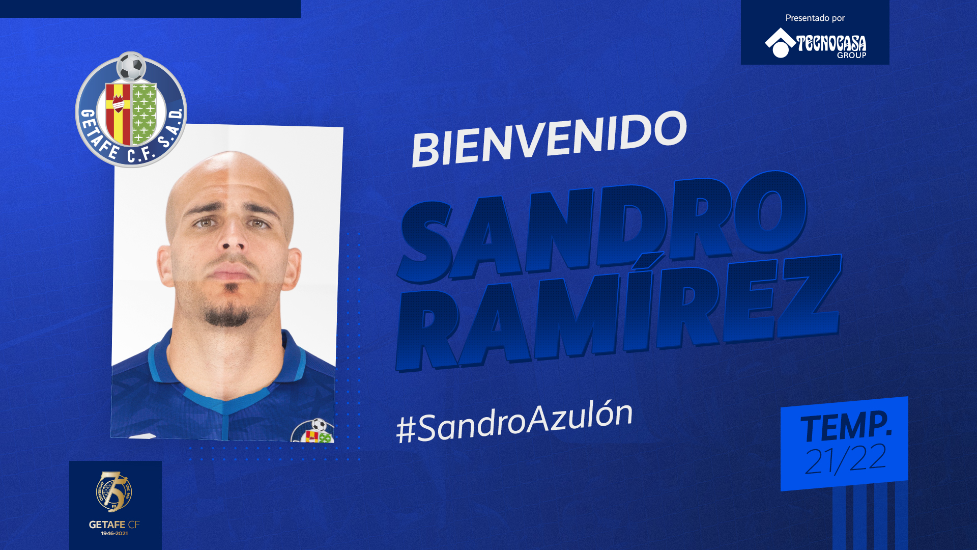 Trang chủ CLB Getafe gửi lời chào đón cựu tiền đạo Barcelona, Sandro Ramirez gia nhập đội bóng.