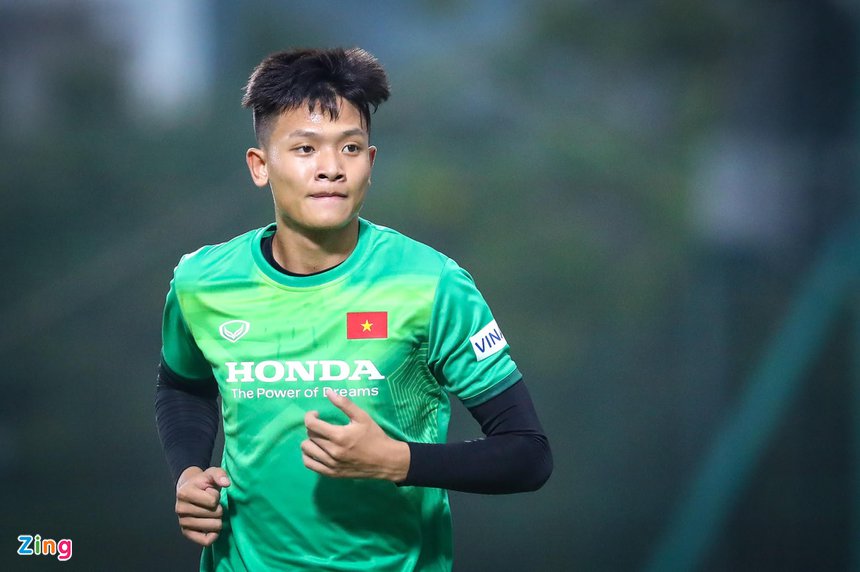 Thủ môn Trần Liêm Điều trưởng thành từ lò đào tạo trẻ CLB Nam Định. Ảnh: Minh Chiến.