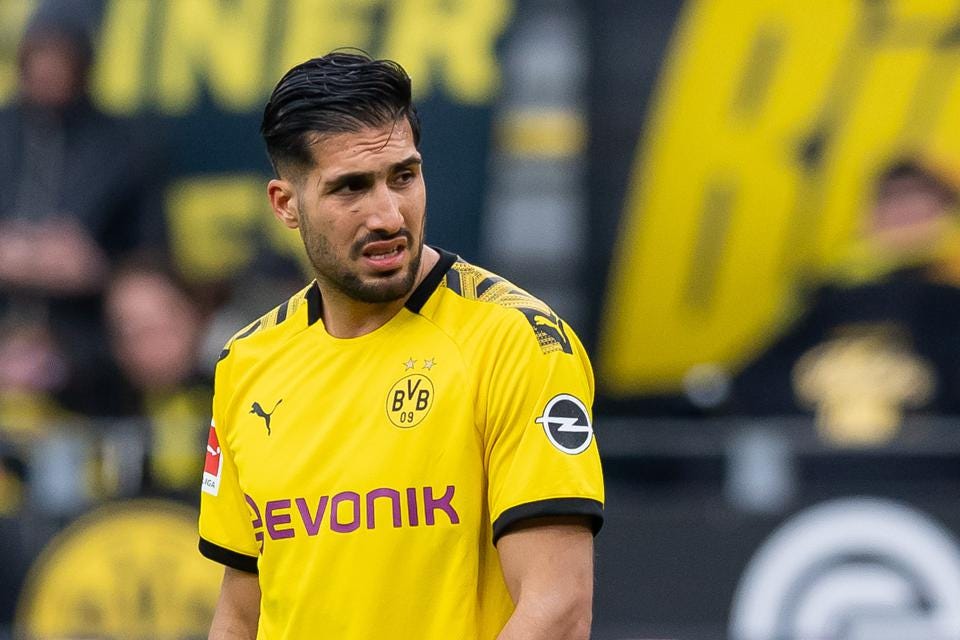 Người cũ Liverpool, Emre Can có màn thể hiện tốt trong màu áo Dortmund.