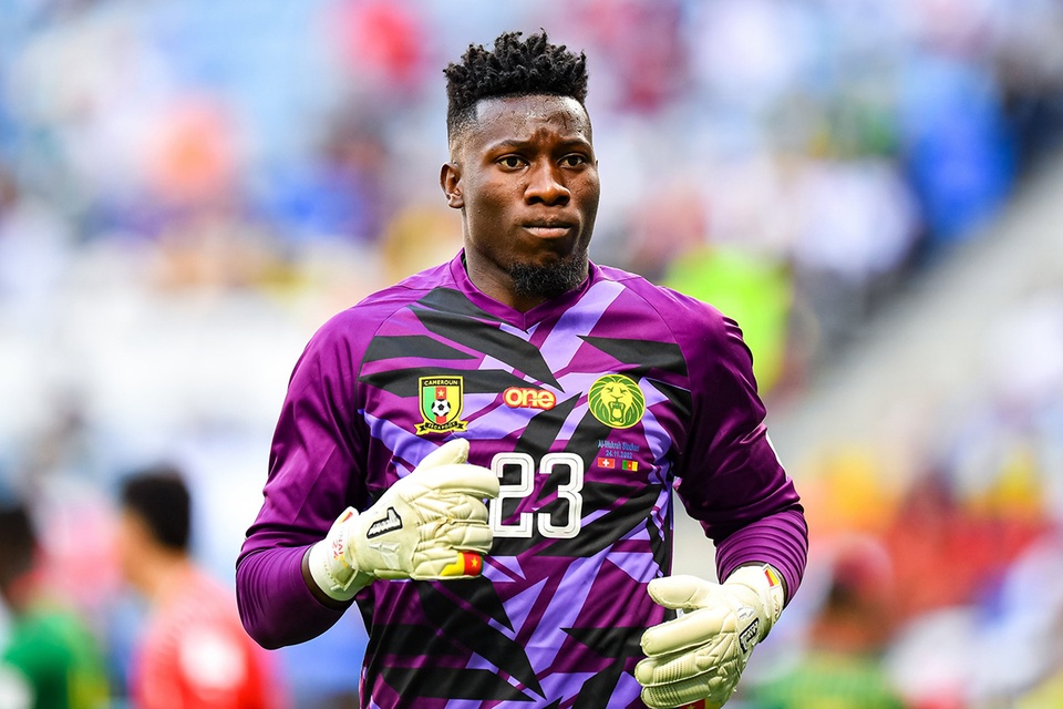 Thủ môn Andre Onana không góp mặt trong trận hoà 3-3 giữa ĐT Cameroon và ĐT Serbia. Ảnh: Reuters.