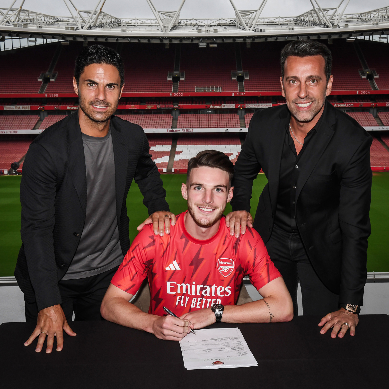 Arteta là người thúc đẩy thương vụ Rice.