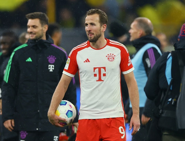 Harry Kane và Bayern có một trận đấu xuất sắc trước Dortmund.