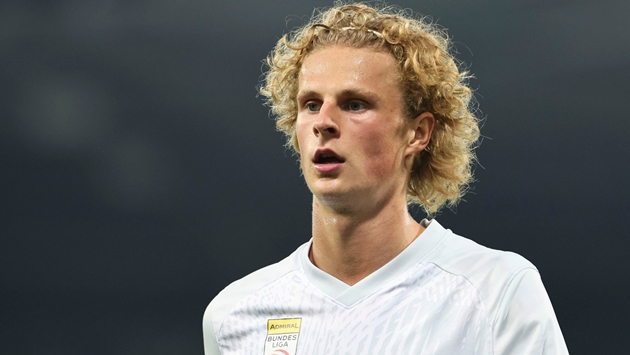 Maurits Kjaergaard là tài năng trẻ sáng giá của bóng đá Đan Mạch.